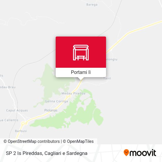 Mappa SP 2 Is Pireddas