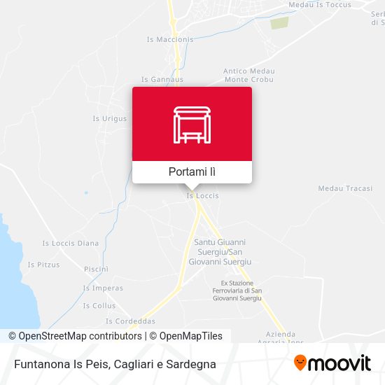 Mappa Funtanona Is Peis