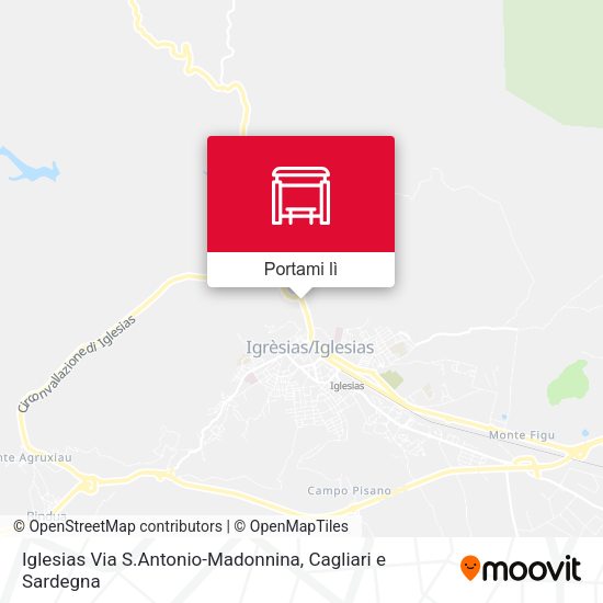 Mappa Iglesias Via S.Antonio-Madonnina