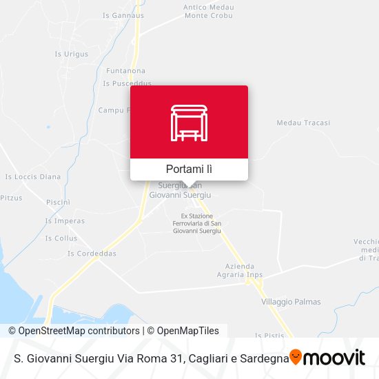 Mappa S. Giovanni Suergiu Via Roma 31