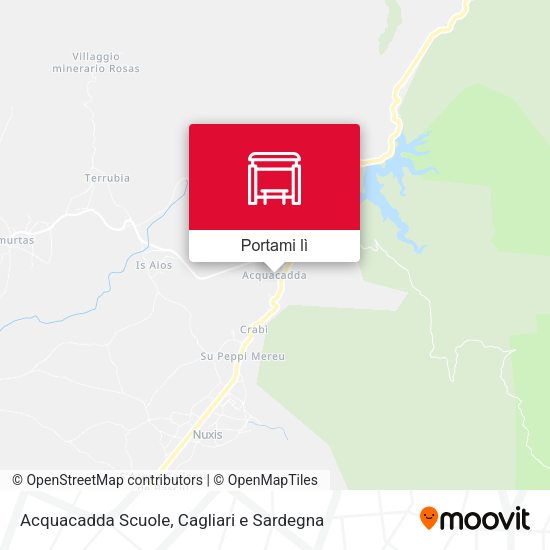 Mappa Acquacadda Scuole