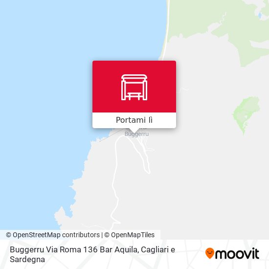 Mappa Buggerru Via Roma 136 Bar Aquila