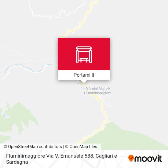 Mappa Fluminimaggiore Via V. Emanuele 538