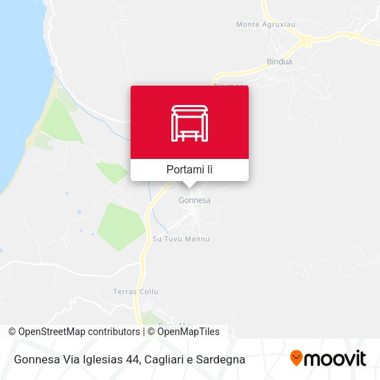 Mappa Gonnesa Via Iglesias 44