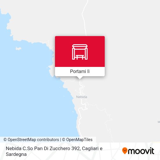 Mappa Nebida C.So Pan Di Zucchero 392