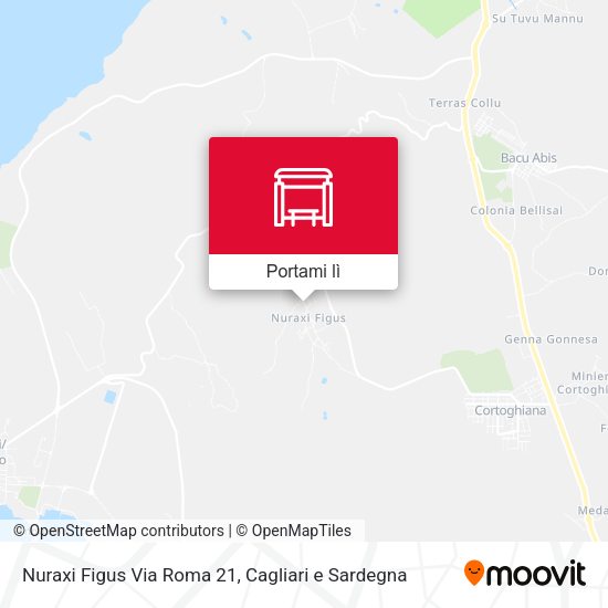 Mappa Nuraxi Figus Via Roma 21