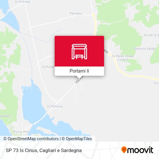 Mappa SP 73 Is Cinus