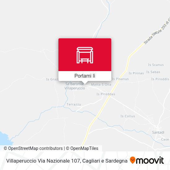 Mappa Villaperuccio Via Nazionale 107
