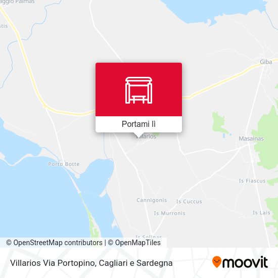 Mappa Villarios Via Portopino