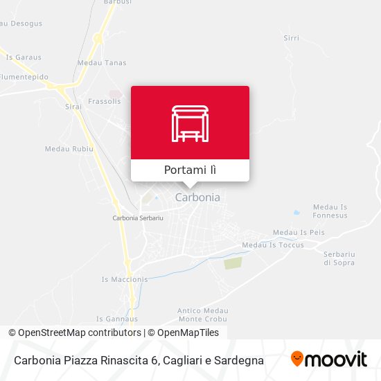 Mappa Carbonia Piazza Rinascita 6
