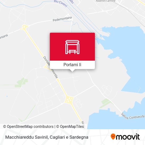 Mappa Macchiareddu Savinil