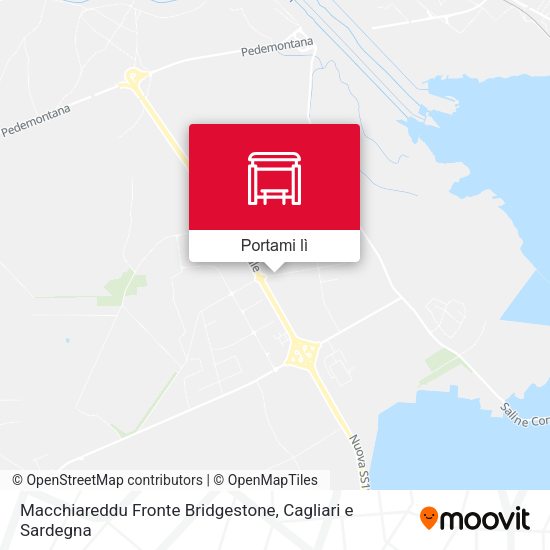 Mappa Macchiareddu Fronte Bridgestone