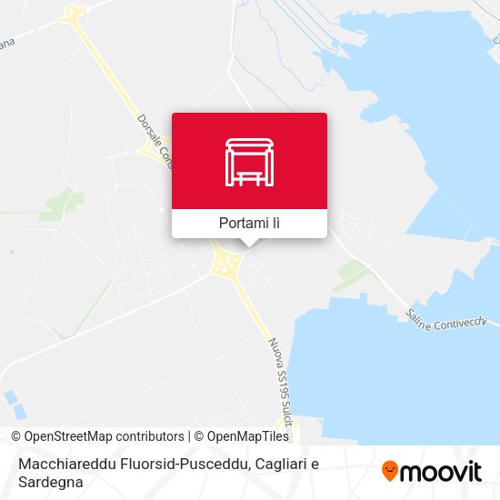 Mappa Macchiareddu  Fluorsid-Pusceddu
