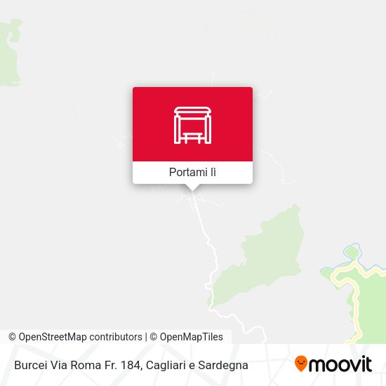 Mappa Burcei Via Roma Fr. 184