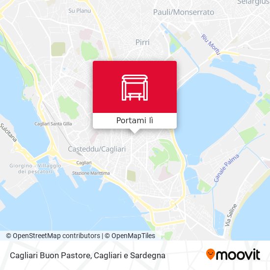 Mappa Cagliari Buon Pastore