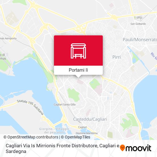 Mappa Cagliari Via Is Mirrionis Fronte Distributore