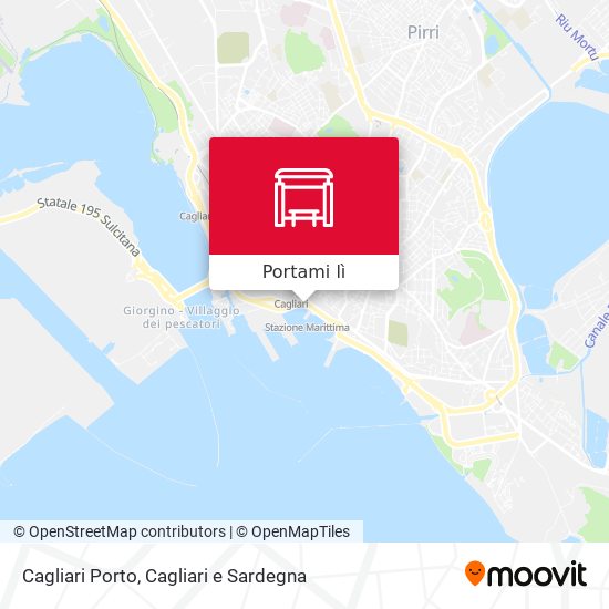 Mappa Cagliari Porto