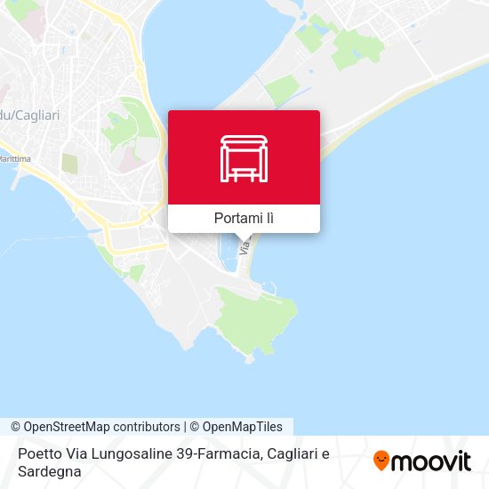 Mappa Poetto Via Lungosaline 39-Farmacia