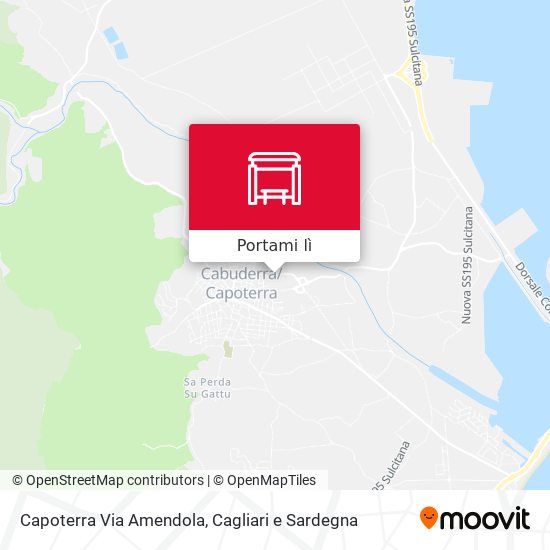 Mappa Capoterra Via Amendola