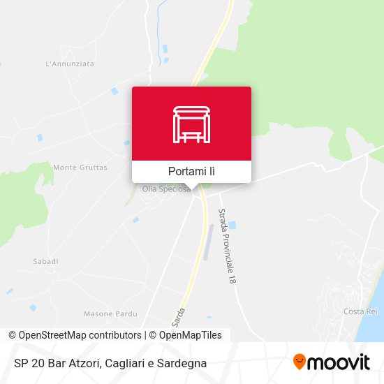 Mappa SP 20 Bar Atzori