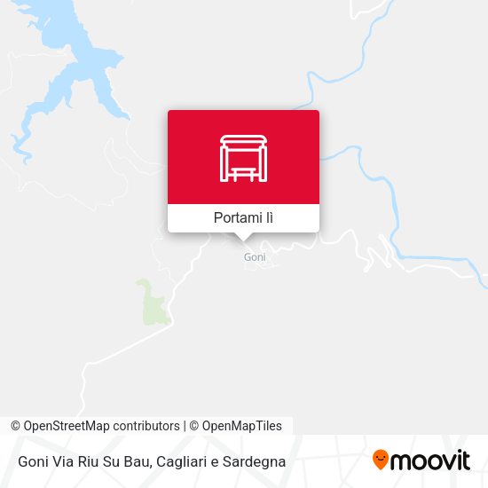 Mappa Goni Via Riu Su Bau