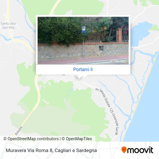 Mappa Muravera Via Roma 8
