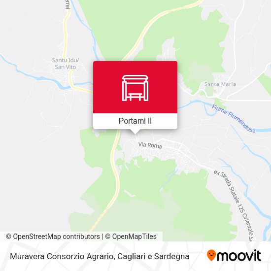 Mappa Muravera Consorzio Agrario