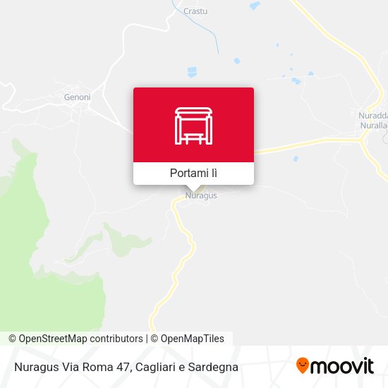 Mappa Nuragus Via Roma 47