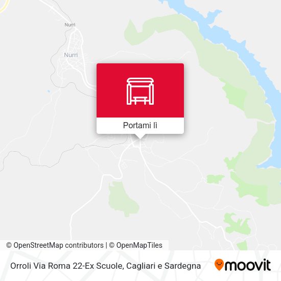 Mappa Orroli Via Roma 22-Ex Scuole