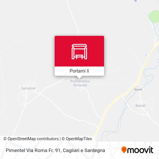 Mappa Pimentel Via Roma Fr. 91