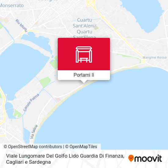 Mappa Viale Lungomare Del Golfo  Lido Guardia Di Finanza