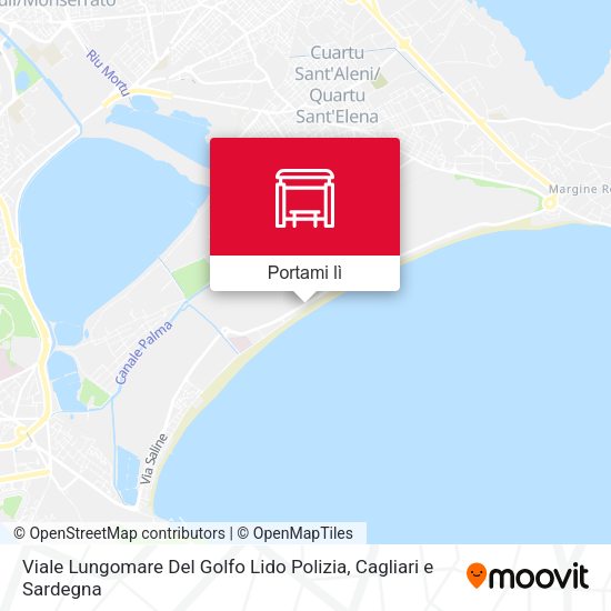 Mappa Viale Lungomare Del Golfo Lido Polizia