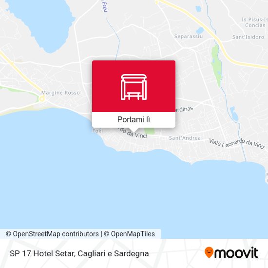 Mappa SP 17 Hotel Setar