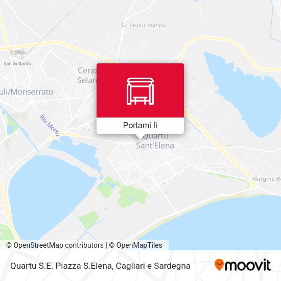 Mappa Quartu S.E. Piazza S.Elena
