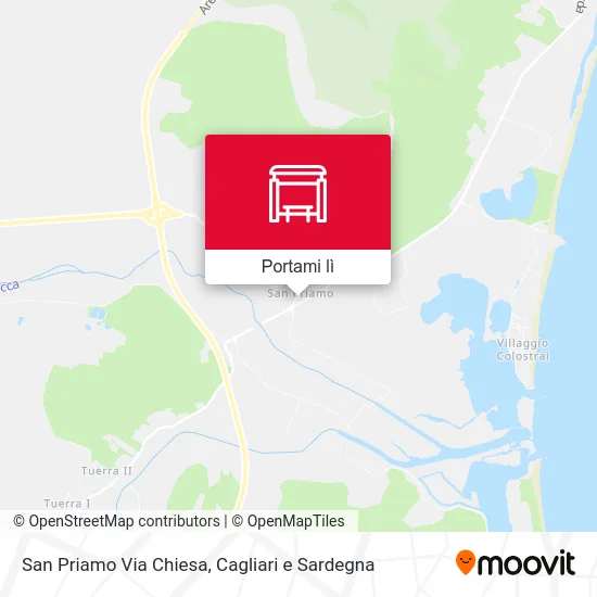 Mappa San Priamo Via Chiesa