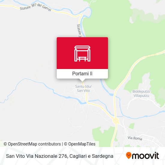 Mappa San Vito Via Nazionale 276