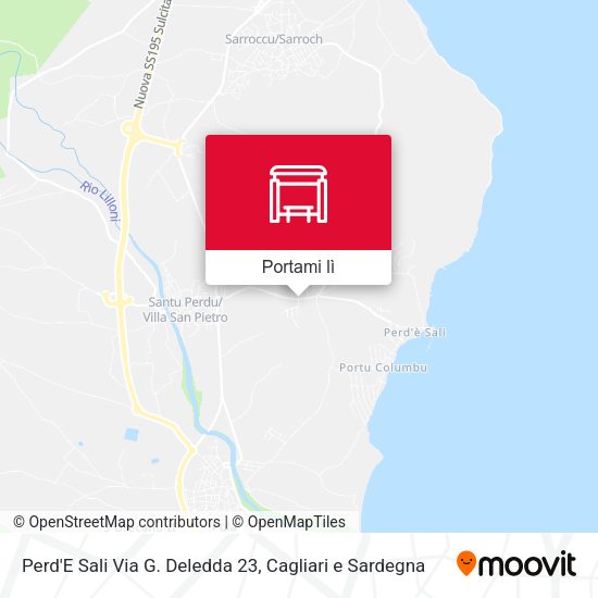 Mappa Perd'E Sali Via G. Deledda 23