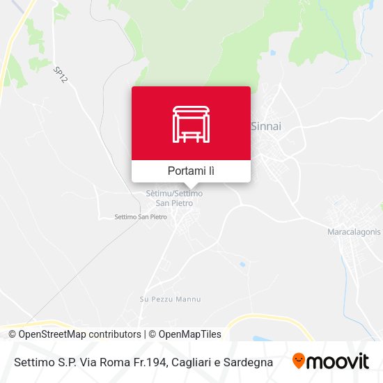 Mappa Settimo S.P. Via Roma Fr.194