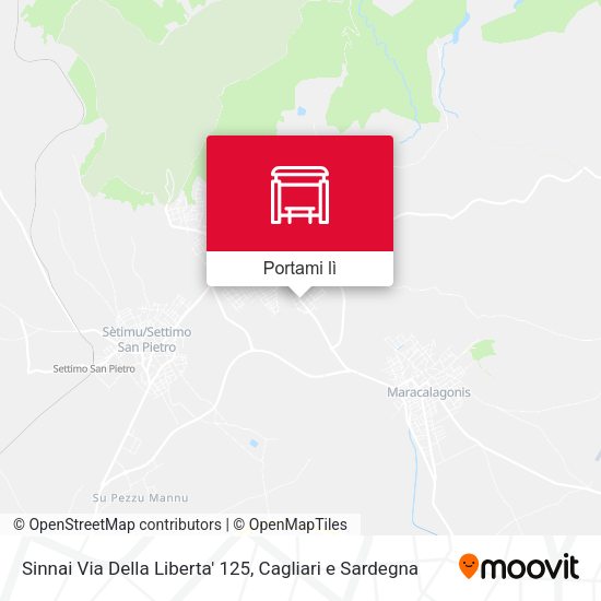 Mappa Sinnai Via Della Liberta' 125