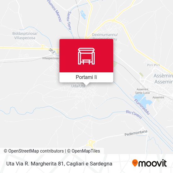 Mappa Uta Via R. Margherita 81