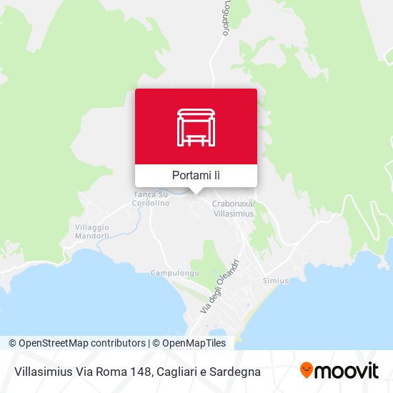 Mappa Villasimius Via Roma 148