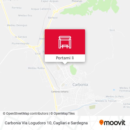 Mappa Carbonia Via Logudoro 10