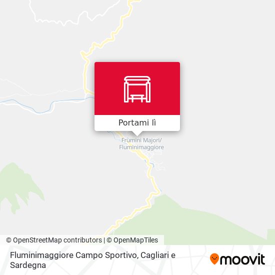 Mappa Fluminimaggiore Campo Sportivo