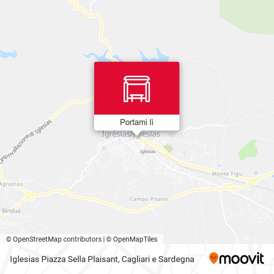 Mappa Iglesias Piazza Sella Plaisant