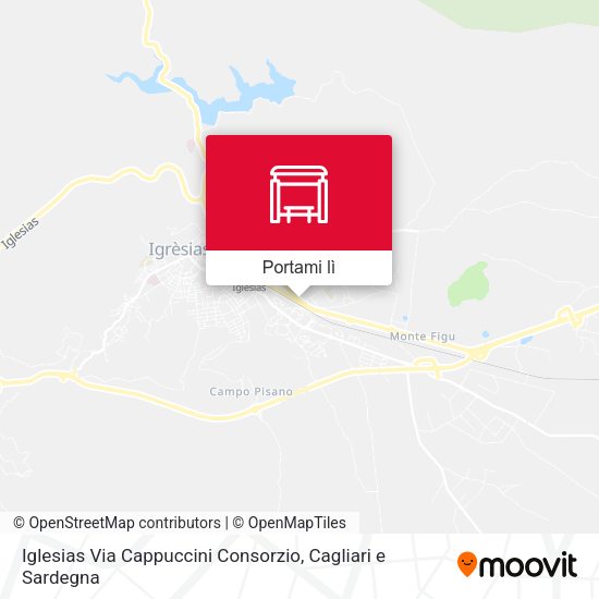 Mappa Iglesias Via Cappuccini Consorzio
