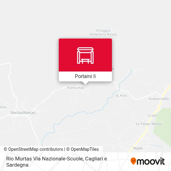 Mappa Rio Murtas Via Nazionale-Scuole