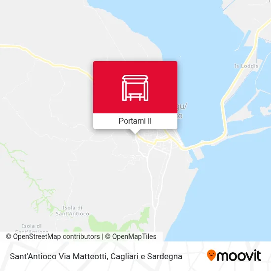 Mappa Sant'Antioco Via Matteotti