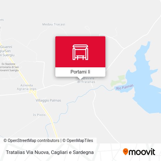 Mappa Tratalias Via Nuova