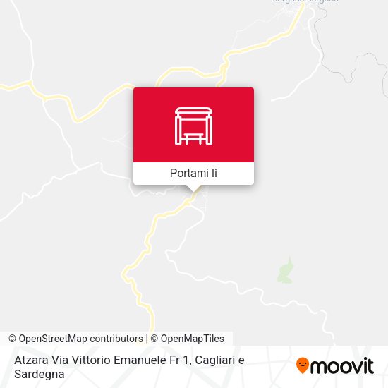 Mappa Atzara Via Vittorio Emanuele Fr 1