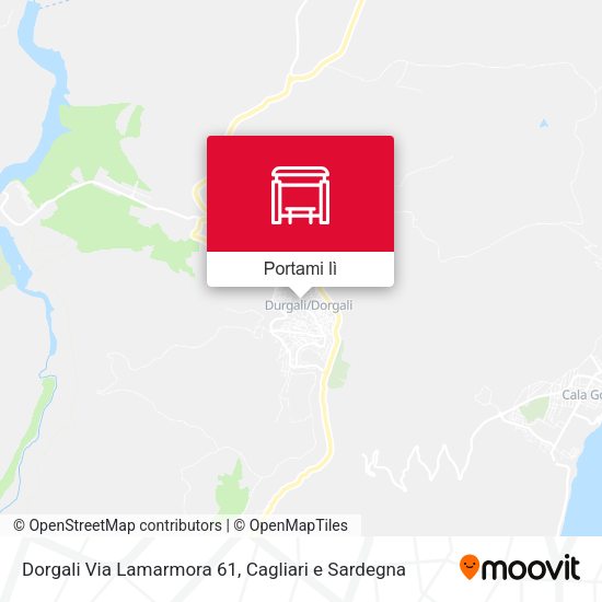 Mappa Dorgali Via Lamarmora 61